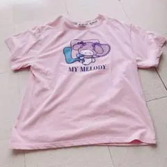 マ*♡様 MY MELODY マイメロディ 半袖Tシャツ ピンクのサムネイル