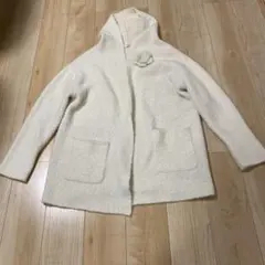 INGEBORG 取り外し可能コサージュ付きコーディガン