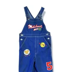 【美品】ミキハウス　miki HOUSE オーバーオール　子供服　120センチ