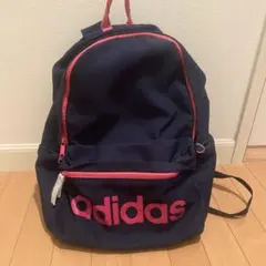 adidas ネイビー ピンク リュック