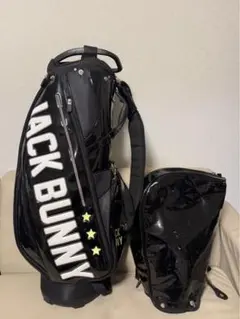 JACKBUNNY キャディバック スタンド式 ブラック ジャックバニー - メルカリ