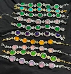 工場閉鎖 最終在庫処分 天然石ブレス&ネックレス盲箱 合金チェーン仕様数量別特価