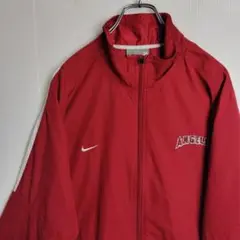 ナイキ ナイロンジャケット ジップアップ MLB ロサンゼルス・エンゼルス