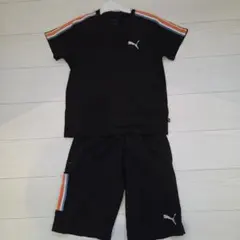 Puma Tシャツとハーフパンツセット ブラック