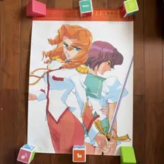 非売品 少女革命ウテナ セガ B2 ポスター 天上ウテナ アニメ SEGA
