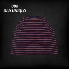 限*。様 00s OLD UNIQLO ユニクロ ボーダーロンt y2k 平成