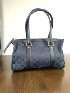 保存袋あり】グッチ ハンドバッグ プリンシー シェリーライン GG