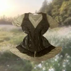 y2k 00s coquette 平成森ガール フェアリーグランジ レースフリル