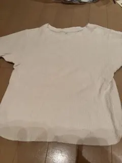 ワッフルクルーネックTシャツ ユニクロ
