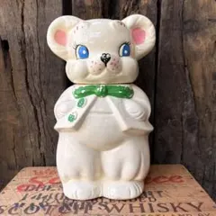 激可愛い］アメリカ土産 陶器製クッキージャー アメリカンカントリー