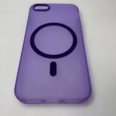 iPhone 7. 8. SE2用　紫色透明ソフトケース