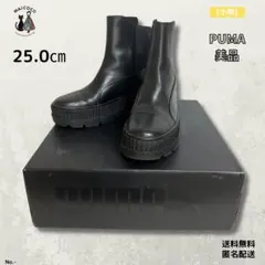 フェンティ プーマ バイ リアーナ チェルシースニーカーブーツ 厚底 黒 レザーのサムネイル