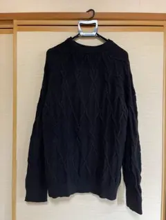 Bershka黒ニットXL美品