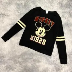 『Disney』ディズニー　トレーナー　スウェット　長袖　ミッキーマウス　M