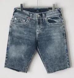 39,600円新品【トゥルーレリジョン】デニム ショートパンツ W30のサムネイル