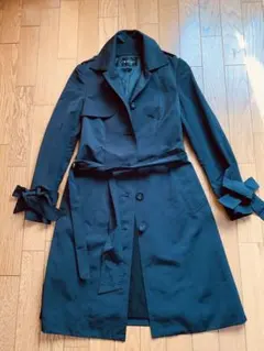 WORLD INDIVI コート　細身　5号　美品　袖のリボン素敵