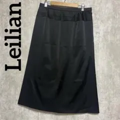 レリアン Leilian ブラック　フレアスカート　サイズ表記13+ レディース