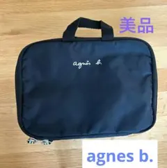 本日のみ値下げagnes b. おむつポーチ 黒のサムネイル