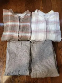 無印　マタニティパジャマ　Mサイズ　2セット　フランネル