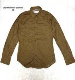 UNIVERSITY OF OXFORD シャツ　おしゃれ　総柄　M