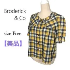 【美品】Broderie & Co ブロードゥリー&コー ブラウス チェック柄のサムネイル