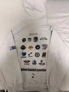 NBA ウエスタンカンファレンス パーカー グレー