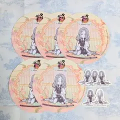 刀剣乱舞 古今伝授の太刀 アニメイトカフェ コースター フレークシール 10点