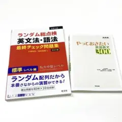 【大学入試参考書】【英文対策】ランダム総点検 やっておきたい300（2点セット）のサムネイル
