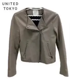 ユナイテッドトウキョウ セミダブルライダースジャケット 本革 ラムレザーのサムネイル