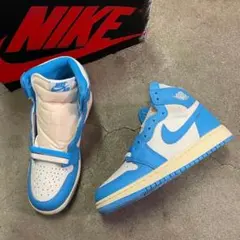 Nike Air Jordan 1 Retro HighUNC28cm 2015 - メルカリ