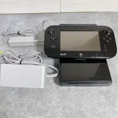 【動作品】ニンテンドーWiiu ブラック 32GB