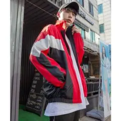 G.O.C オーバーサイズ切り替えナイロンジャケット Mサイズ