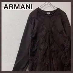 美品 ARMANI COLLEZIONI アルマーニ セーター ウール ニット