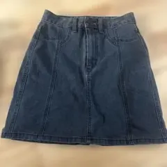 GU ブラックデニム スカート