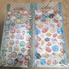 ぽってり小町　KAMIO JAPAN シール 2シートセット