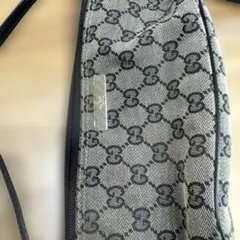 ひ*K様 GUCCI グッチ GG柄 アクセサリー ポーチ ブラック グレー