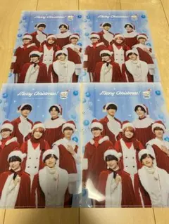 なにわ男子　クリアファイル　４枚セット