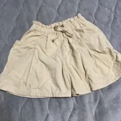 コーデュロイ ベージュ ハーフパンツ 120