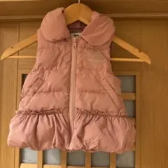 Noeil aime BeBe ピンク ダウンベスト 90