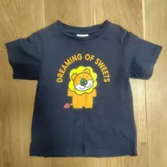 たべっ子どうぶつ 半袖Tシャツ ネイビー 110cmのサムネイル