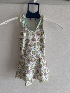 花柄 ワンピース水着 110cm
