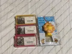 【未使用】ミスタードーナツ 非売品 クリップ ポンデライオンストラップ4点セット