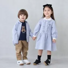 【最終値下げ】プティマイン　ポロ　ラルフローレン　ワンピース　シャツワンピース