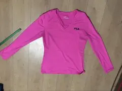 FILA PERFORMANCE 長袖Tシャツ ピンク