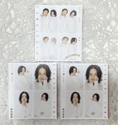 菊池風磨　篠塚大輝　timelesz 2shot4カットTVfun ※両面3枚