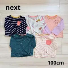 next 長袖カットソー まとめ売り 5枚セット 3-4歳 100cm
