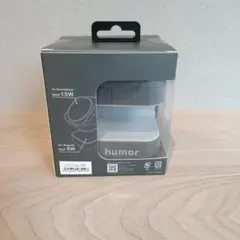 humor Qi2対応 2in1 ワイヤレス充電器 (グレーブラック) 未開封品