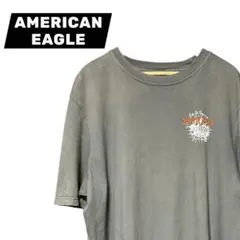 AMERICAN EAGLE 半袖Tシャツ グレー L アメリカ古着 企業T