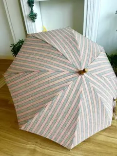 小宮商店 日傘 晴雨兼用 長傘 ドット ウッドハンドル 大森商店 SUR MER