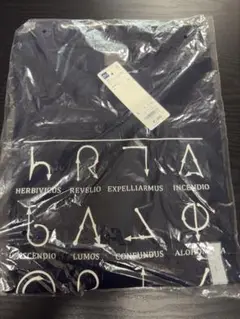 新品　ハリーポッター　GU Tシャツ　呪文　Lサイズ